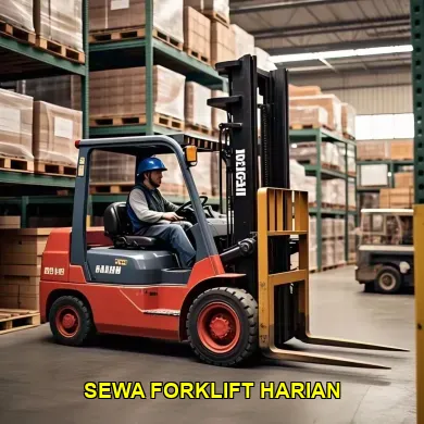 sewa forklift harian